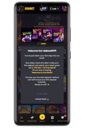 MasterCard casino registration completion confirmation