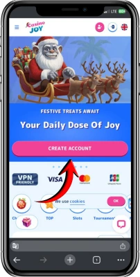 Create Casino Joy Account