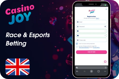 Race and Esports Betting CasinoJoy